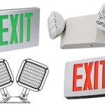 exit signs and lights